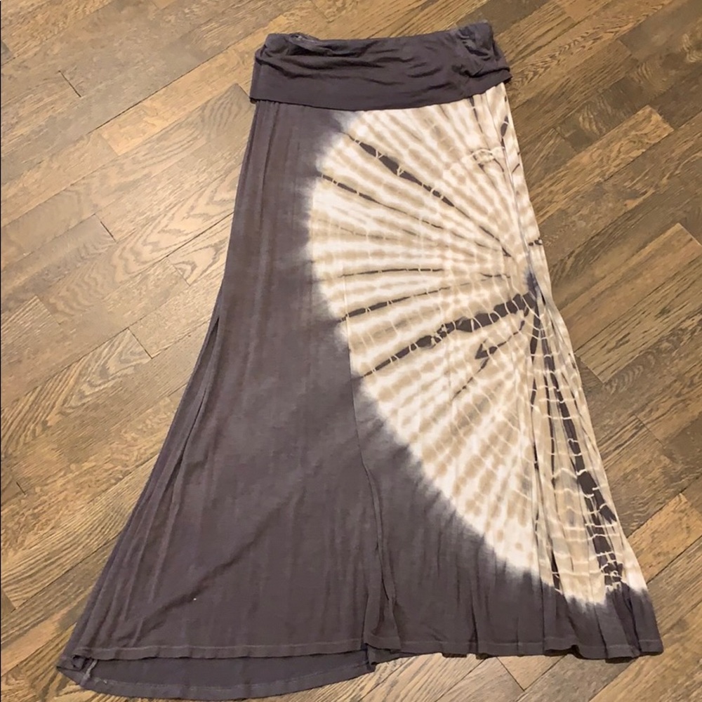 Tie-Dye Maxi Skirt